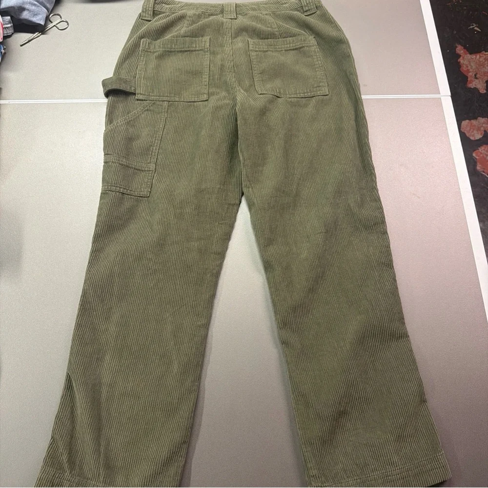 RE Generation By Celebrity Pink New Age Green Corduroy Carpenter‎ Pants 7/28